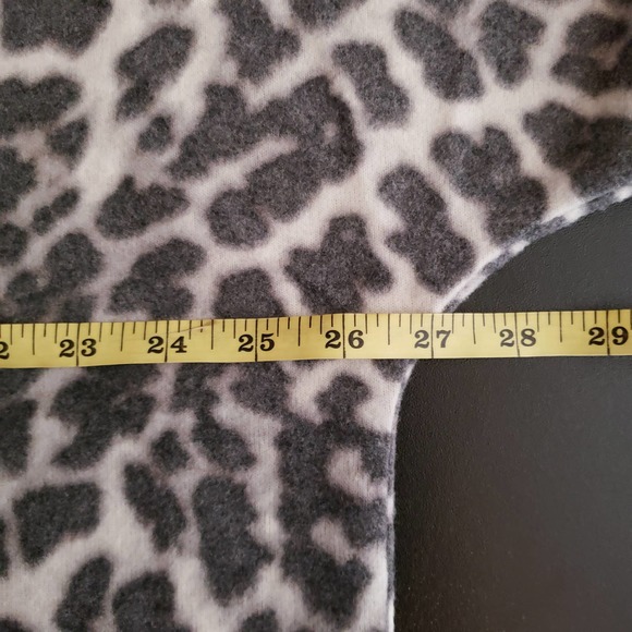 ADRIENNE VITTADINI leopard fleece pullover sweater 3X - Picture 7 of 9